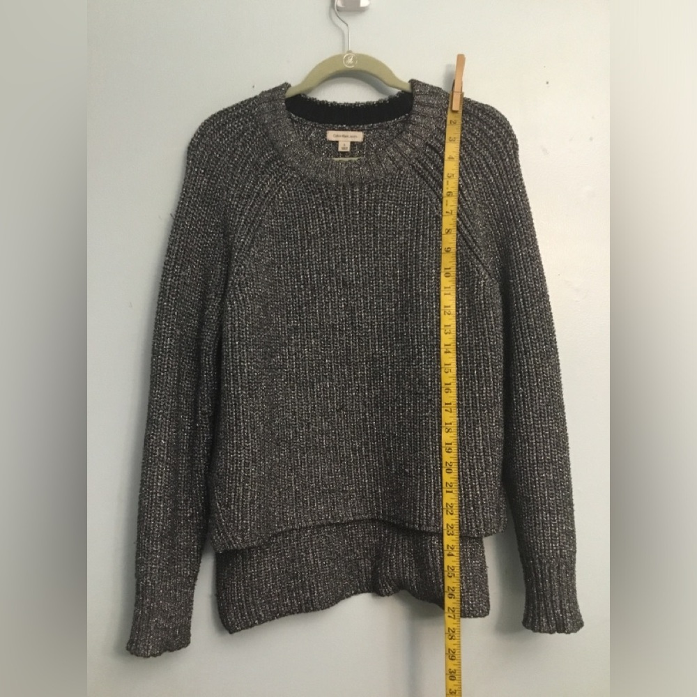 Calvin Klein Jeans Dark Gray Crew Neck Sweater